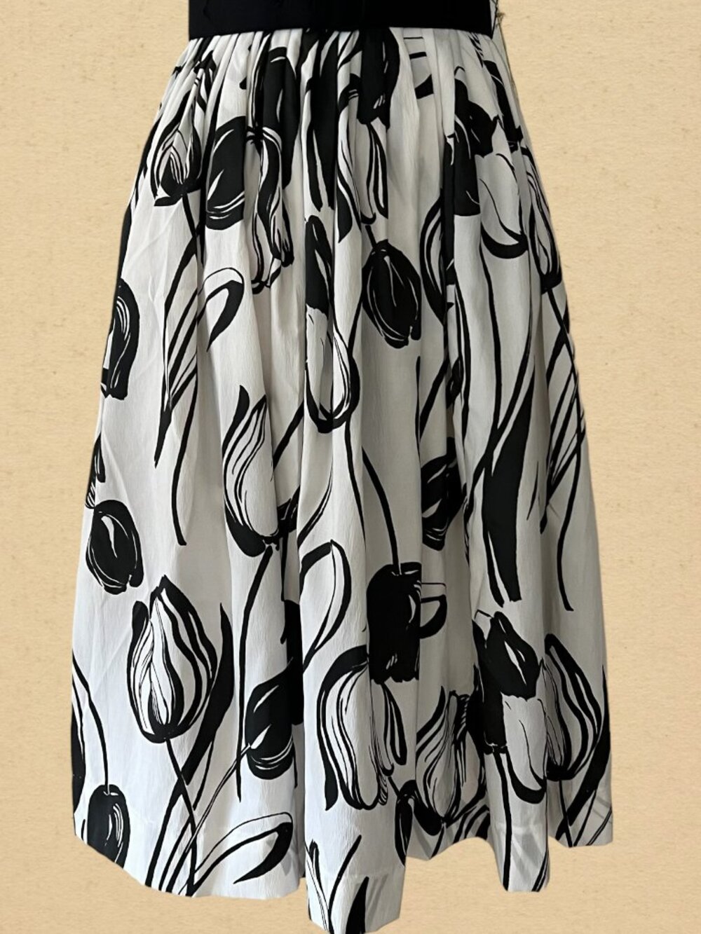 Deadstock Vintage 60s Floral Dress Size XS - Picture 3 of 9